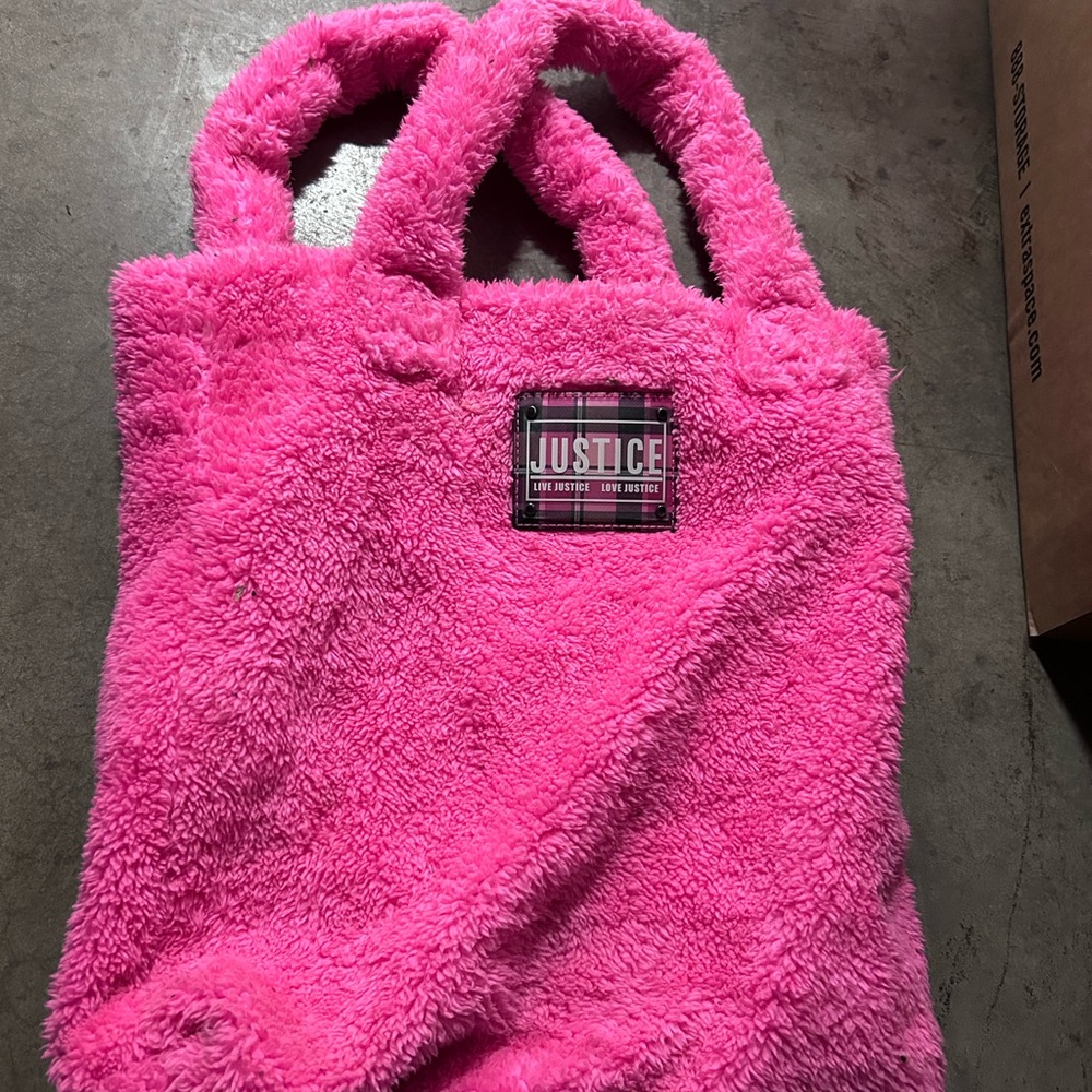 Justice fuzzy bag